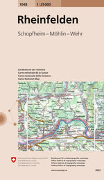 Swisstopo | 1048 Rheinfelden - • WEBER VERLAG