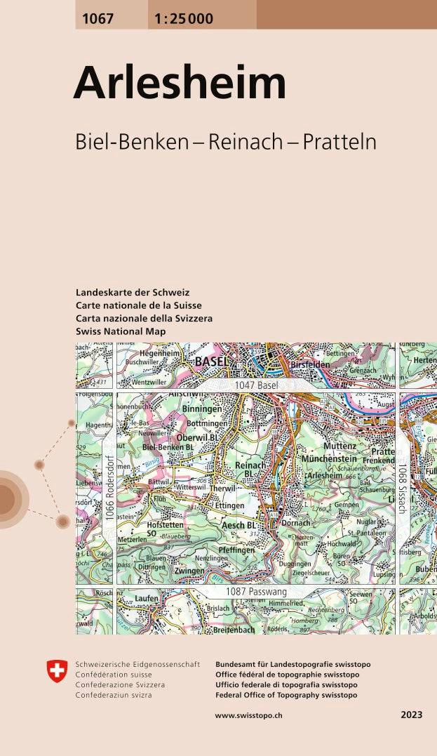 Swisstopo | 1067 Arlesheim - • WEBER VERLAG