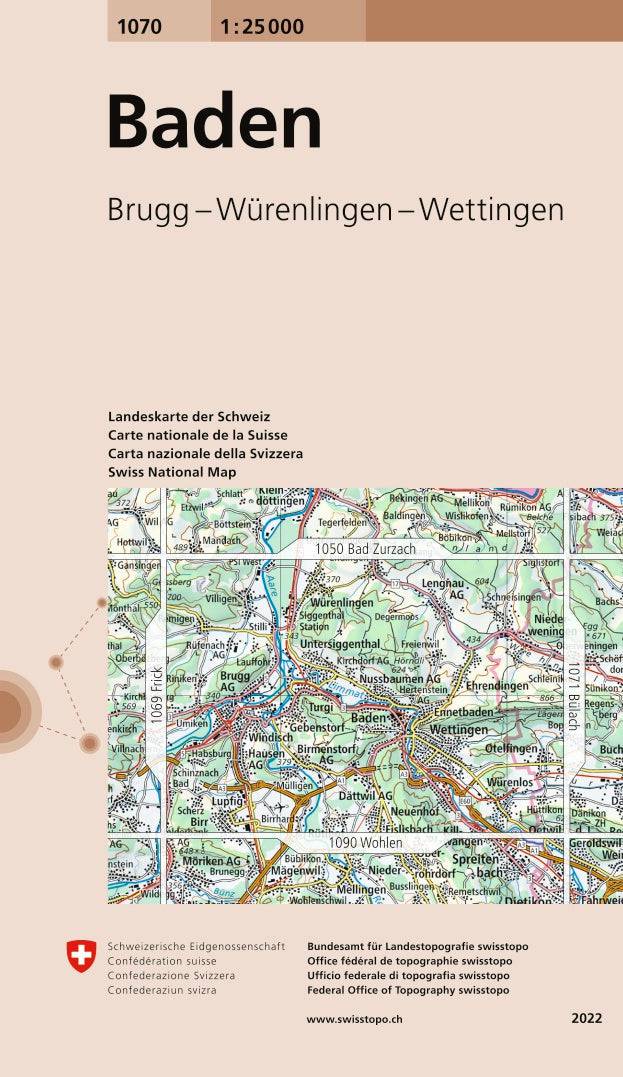 Swisstopo | 1070 Baden - • WEBER VERLAG