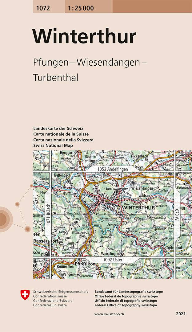 Swisstopo | 1072 Winterthur - • WEBER VERLAG