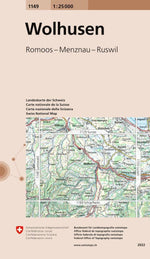 Swisstopo | 1149 Wolhusen - • WEBER VERLAG