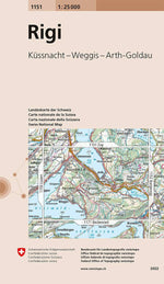 Swisstopo | 1151 Rigi - • WEBER VERLAG