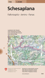 Swisstopo | 1156 Schesaplana - • WEBER VERLAG