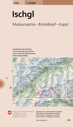 Swisstopo | 1159 Ischgl - • WEBER VERLAG