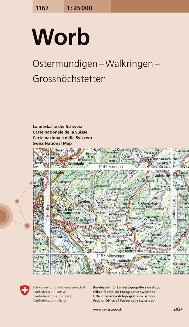 Swisstopo | 1167 Worb - • WEBER VERLAG