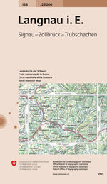 Swisstopo | 1168 Langnau i. E. - • WEBER VERLAG