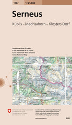 Swisstopo | 1177 Serneus - • WEBER VERLAG
