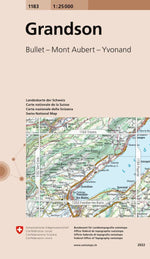 Swisstopo | 1183 Grandson - • WEBER VERLAG