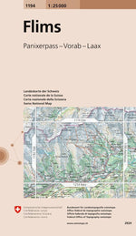 Swisstopo | 1194 Flims - • WEBER VERLAG