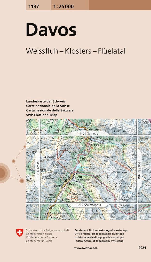 Swisstopo | 1197 Davos - • WEBER VERLAG