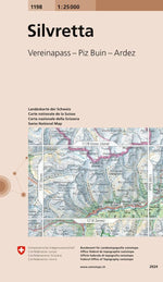 Swisstopo | 1198 Silvretta - • WEBER VERLAG