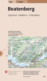Swisstopo | 1208 Beatenberg - • WEBER VERLAG