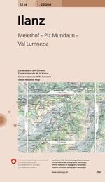 Swisstopo | 1214 Ilanz - • WEBER VERLAG