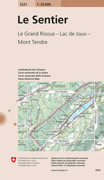Swisstopo | 1221 Le Sentier - • WEBER VERLAG