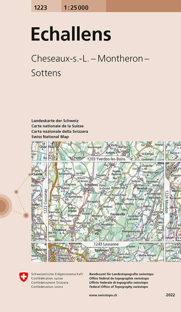 Swisstopo | 1223 Echallens - • WEBER VERLAG