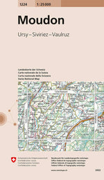 Swisstopo | 1224 Moudon - • WEBER VERLAG