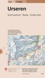 Swisstopo | 1231 Urseren - • WEBER VERLAG