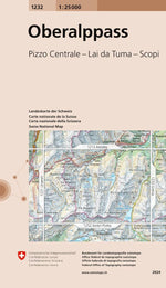 Swisstopo | 1232 Oberalppass - • WEBER VERLAG