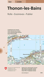 Swisstopo | 1262 Thonen-les-Bains - • WEBER VERLAG