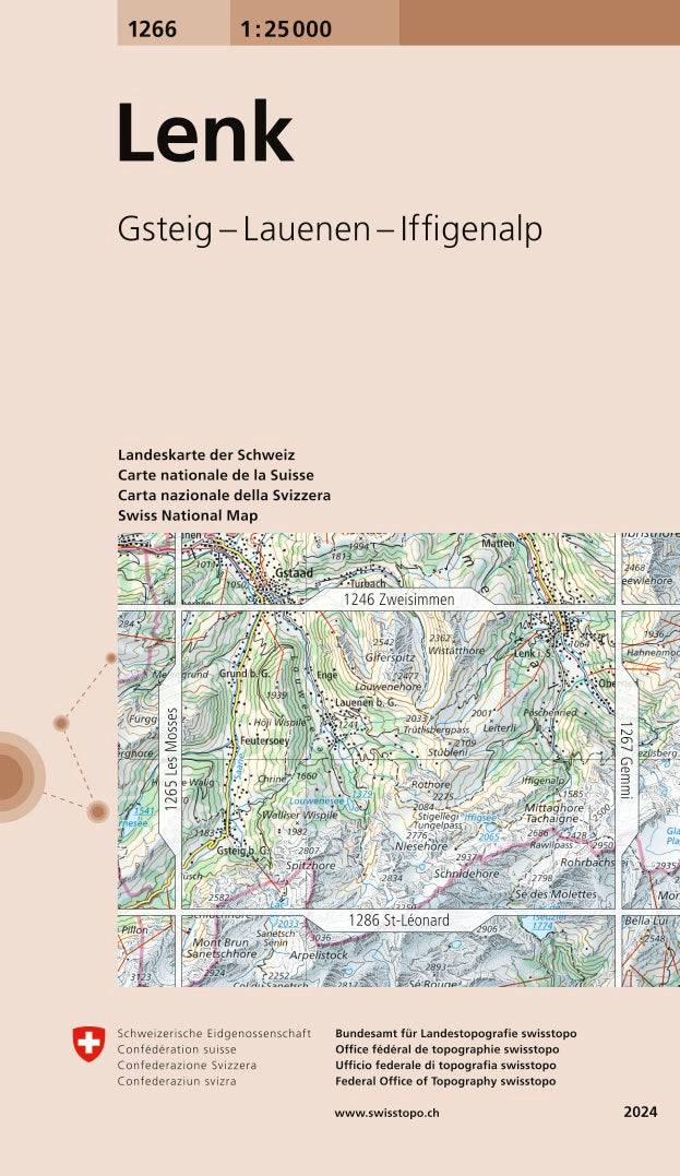 Swisstopo | 1266 Lenk - • WEBER VERLAG