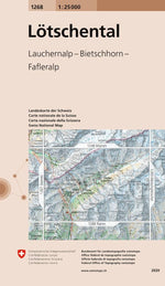 Swisstopo | 1268 Lötschental - • WEBER VERLAG