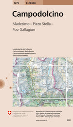 Swisstopo | 1275 Campodolcino - • WEBER VERLAG