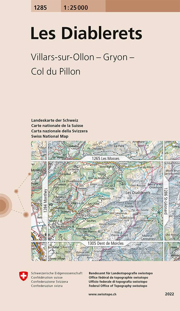 Swisstopo | 1285 Les Diablerets - • WEBER VERLAG