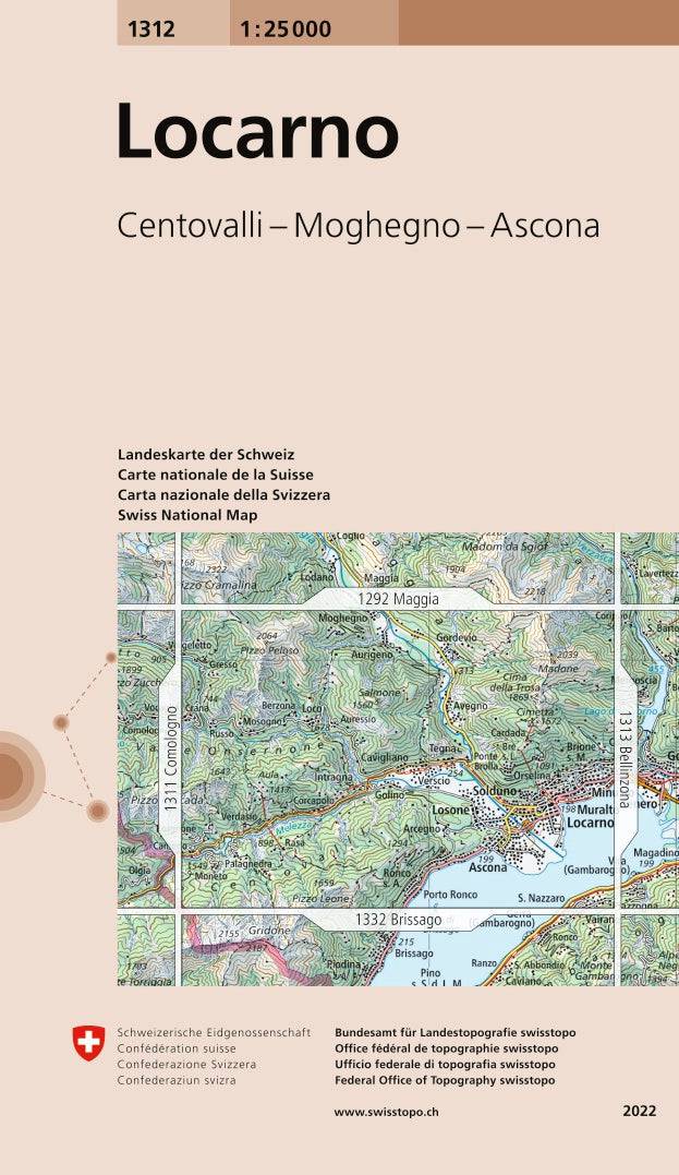 Swisstopo | 1312 Locarno - • WEBER VERLAG