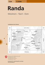 Swisstopo | 1328 Randa - • WEBER VERLAG