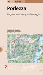 Swisstopo | 1334 Porlezza - • WEBER VERLAG