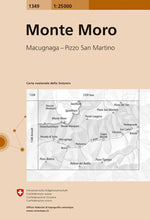 Swisstopo | 1349 Monte Moro - • WEBER VERLAG