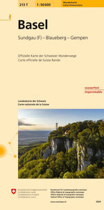 Swisstopo | 213T Basel Wanderkarte - • WEBER VERLAG