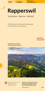 Swisstopo | 226T Rapperswil Wanderkarte - • WEBER VERLAG