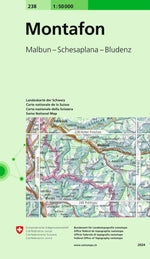 Swisstopo | 238 Montafon - • WEBER VERLAG