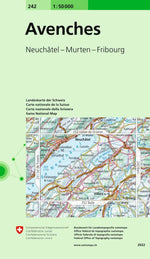 Swisstopo | 242 Avenches - • WEBER VERLAG