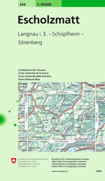Swisstopo | 244 Escholzmatt - • WEBER VERLAG
