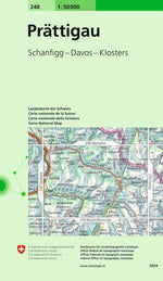 Swisstopo | 248 Prättigau - • WEBER VERLAG