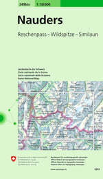 Swisstopo | 249bis Nauders - • WEBER VERLAG