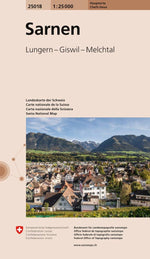 Swisstopo | 25018 Sarnen - • WEBER VERLAG
