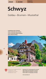 Swisstopo | 25020 Schwyz - • WEBER VERLAG