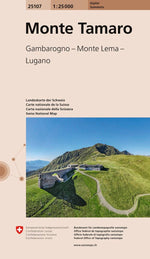 Swisstopo | 25107 Monte Tamaro - • WEBER VERLAG