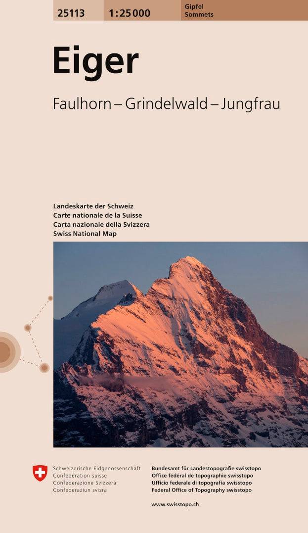 Swisstopo | 25113 Eiger - • WEBER VERLAG