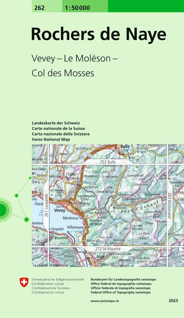 Swisstopo | 262 Rochers de Naye - • WEBER VERLAG
