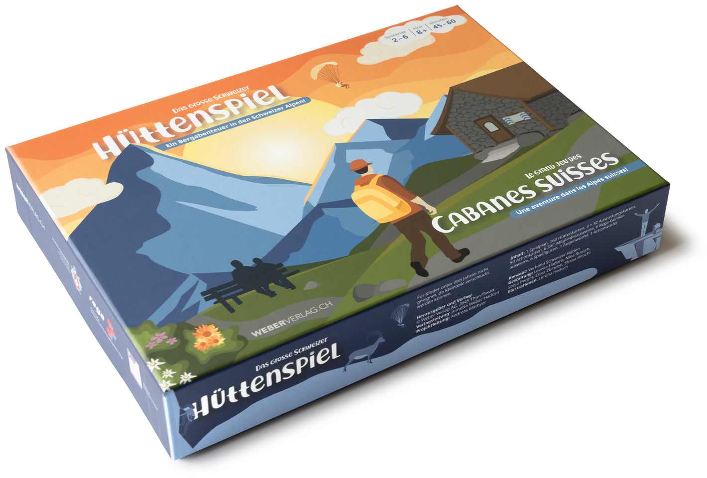 Das grosse Schweizer Hüttenspiel - • WEBER VERLAG