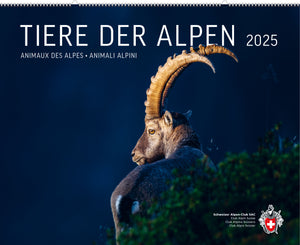 Tiere der Alpen – Kalender 2025 - • WEBER VERLAG
