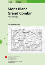 Swisstopo | 5003 Mont Blanc - Grand Combin - • WEBER VERLAG