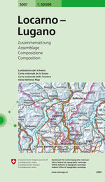 Swisstopo | 5007 Locarno - Lugano - • WEBER VERLAG