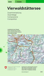 Swisstopo | 5008 Vierwaldstättersee - • WEBER VERLAG