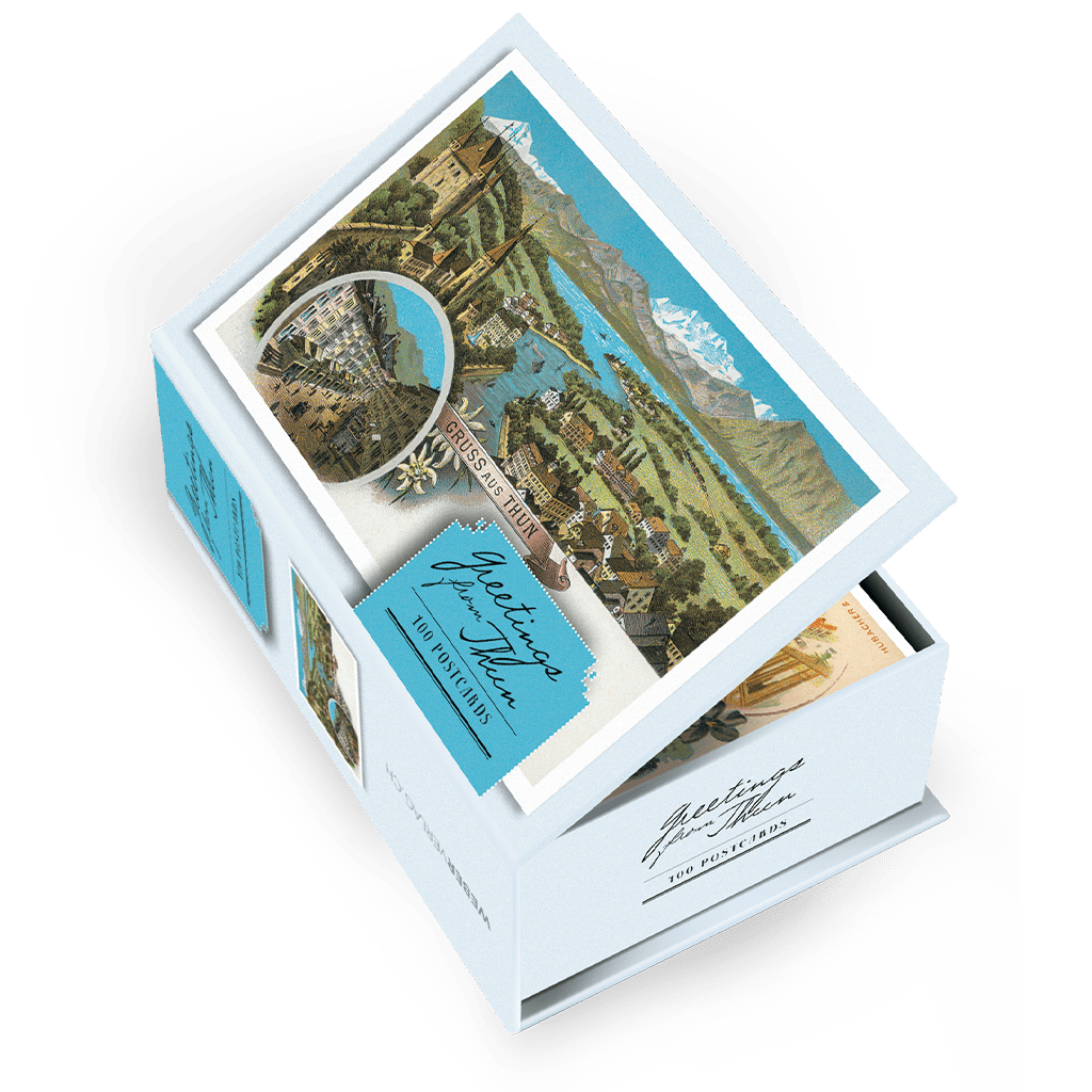 Postkartenbox Greetings from Thun - • WEBER VERLAG