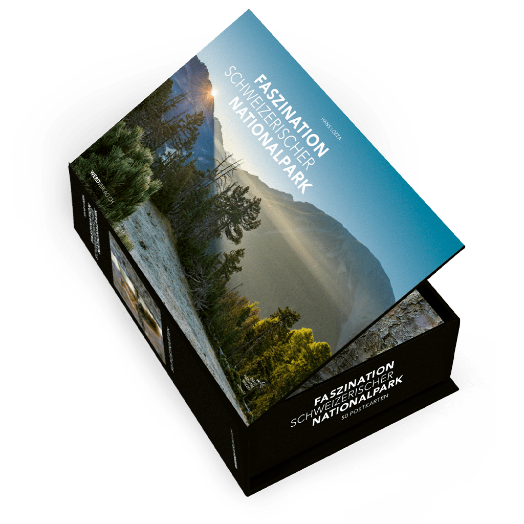 Hans Lozza | Postkartenbox Faszination Schweizerischer Nationalpark - • WEBER VERLAG